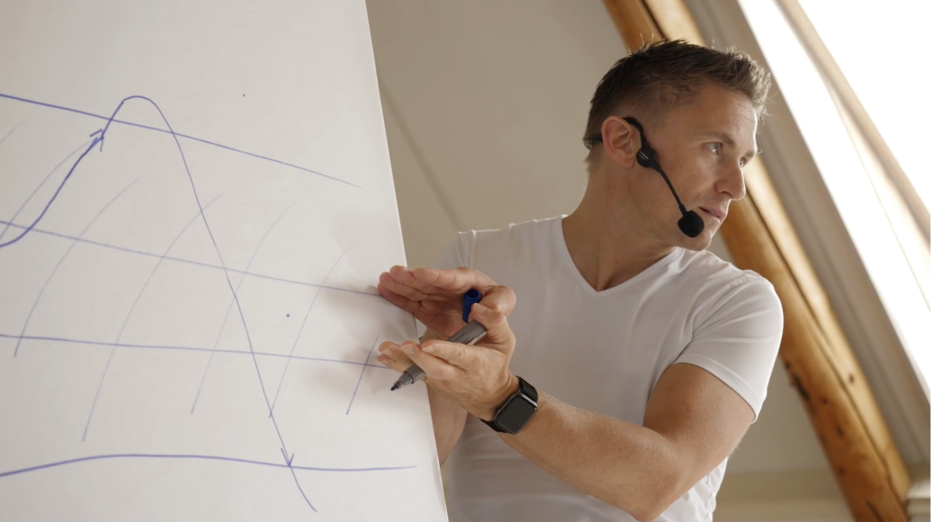 Christian Pankhurst teaching live at a Heart iQ training